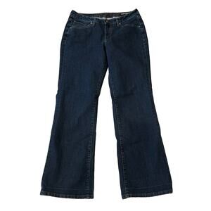 JAG Jeans Women's Low Rise Boot Leg Jean Dark Wash Size 14